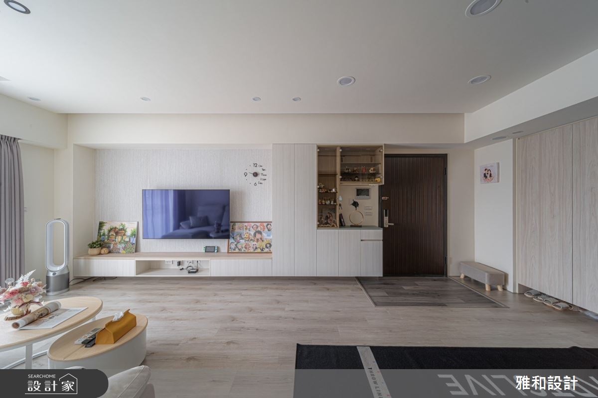 26坪中古屋(5~15年)＿北歐風玄關客廳案例圖片＿雅和設計＿雅和_22之25