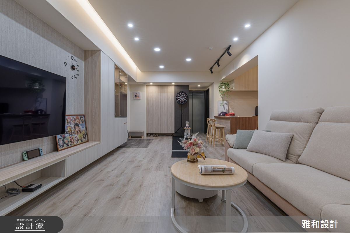 26坪中古屋(5~15年)＿北歐風客廳餐廳吧檯案例圖片＿雅和設計＿雅和_22之26