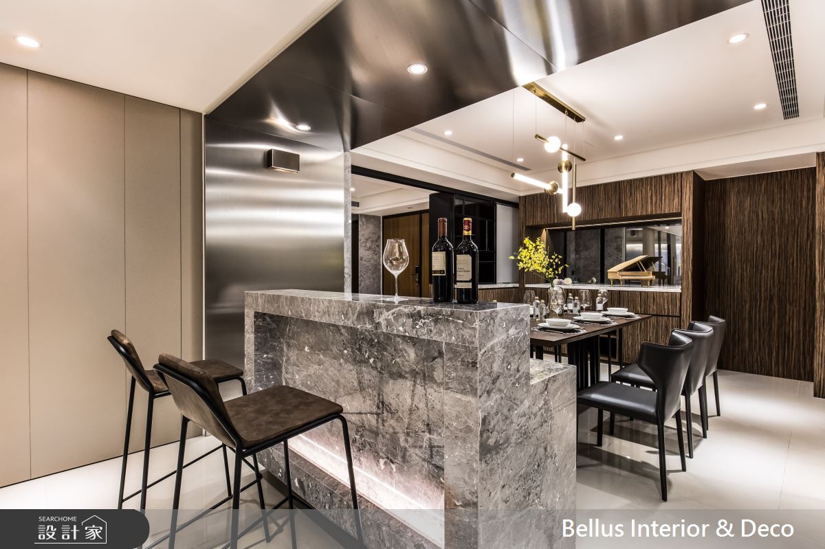 60坪新成屋(5年以下)＿混搭風餐廳吧檯案例圖片＿Bellus 設計＿Bellus_耕生活，耘非凡之5