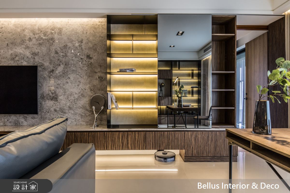 60坪新成屋(5年以下)＿混搭風客廳案例圖片＿Bellus 設計＿Bellus_耕生活，耘非凡之10