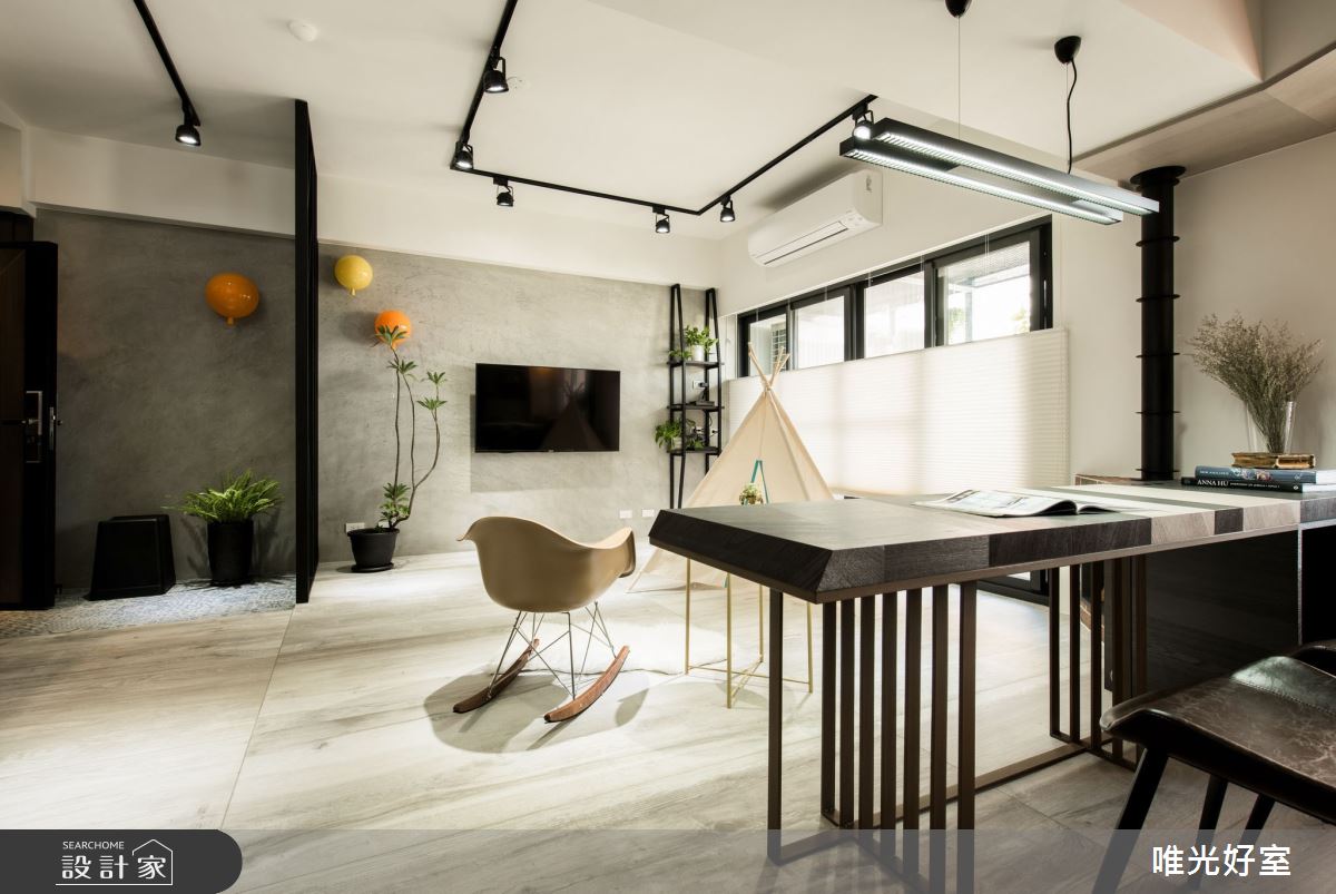 32坪中古屋(5~15年)＿混搭風客廳書房案例圖片＿唯光好室 VHouse＿唯光好室_家的遊樂園之6