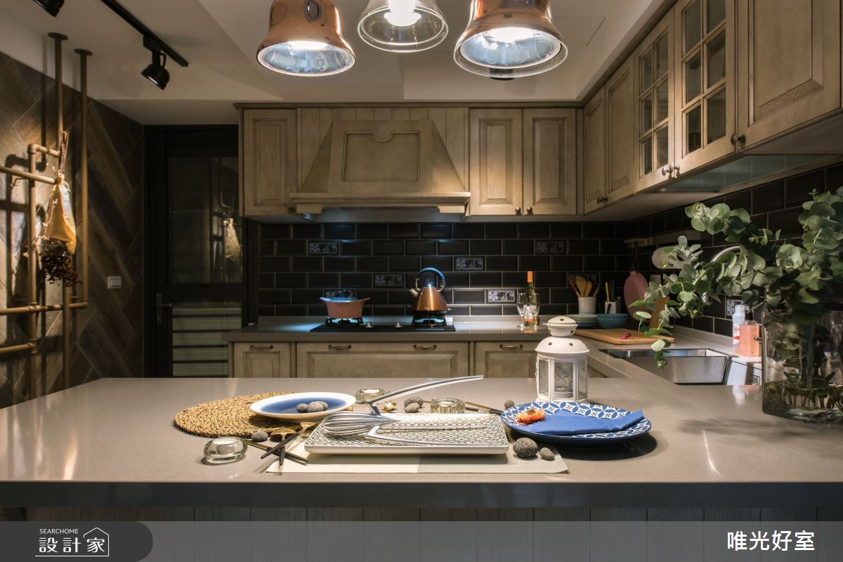 32坪中古屋(5~15年)＿混搭風餐廳廚房中島案例圖片＿唯光好室 VHouse＿唯光好室_家的遊樂園之8