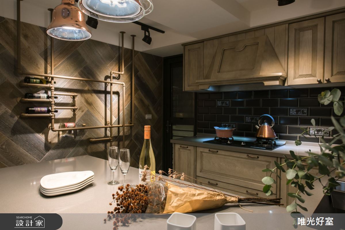 32坪中古屋(5~15年)＿混搭風餐廳廚房中島案例圖片＿唯光好室 VHouse＿唯光好室_家的遊樂園之9