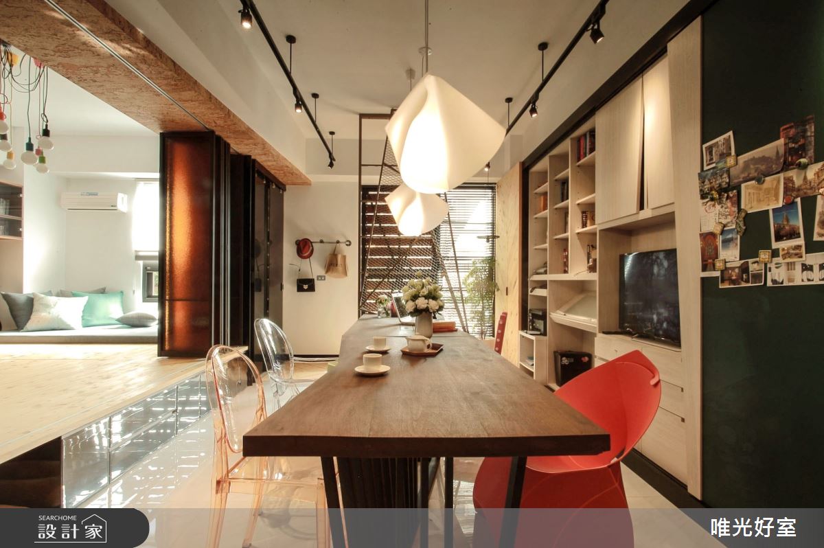 24坪老屋(16~30年)＿工業風客廳案例圖片＿唯光好室 VHouse＿唯光好室_溫馨如家的工作舞台之5