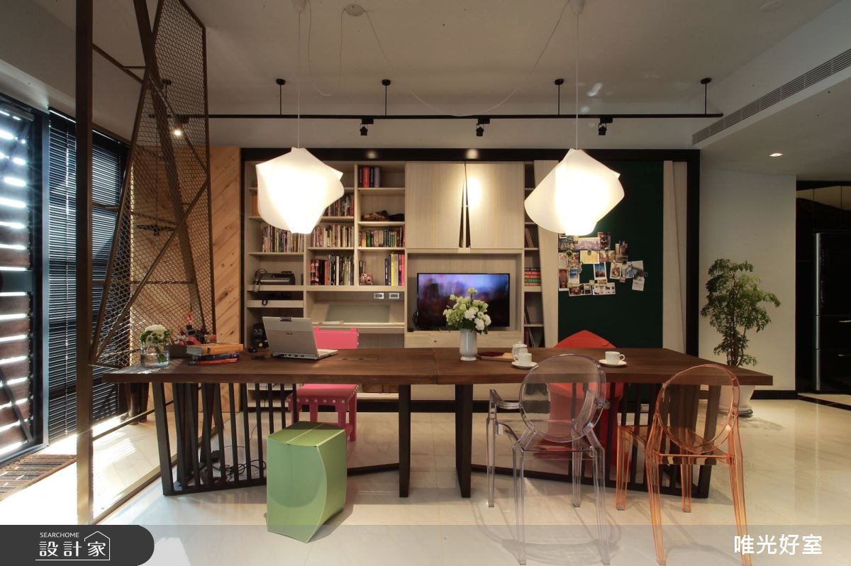 24坪老屋(16~30年)＿工業風客廳案例圖片＿唯光好室 VHouse＿唯光好室_溫馨如家的工作舞台之7