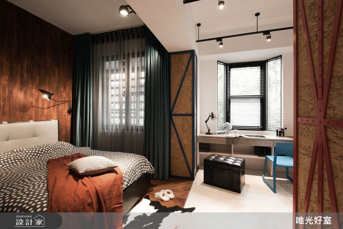 24坪老屋(16~30年)＿工業風臥室案例圖片＿唯光好室 VHouse＿唯光好室_溫馨如家的工作舞台之20