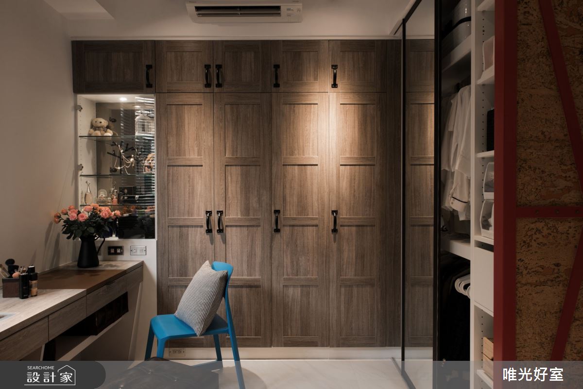 24坪老屋(16~30年)＿工業風更衣間案例圖片＿唯光好室 VHouse＿唯光好室_溫馨如家的工作舞台之22