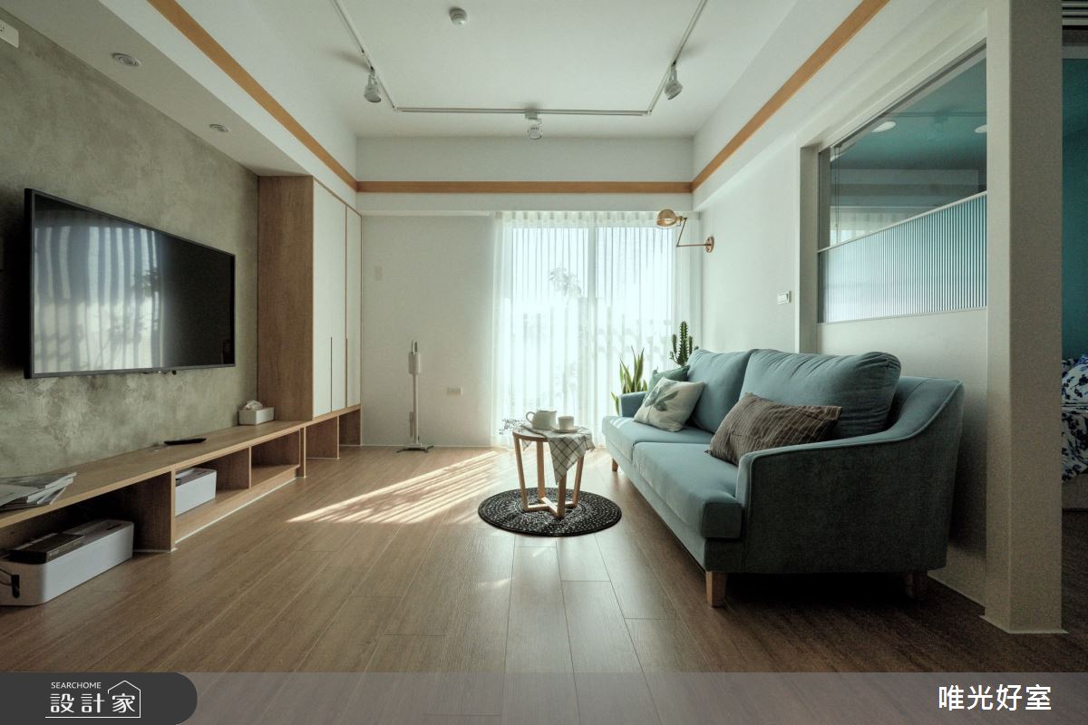 26坪老屋(16~30年)＿日式無印風客廳案例圖片＿唯光好室 VHouse＿唯光好室_姊妹悄悄話-好日子之5