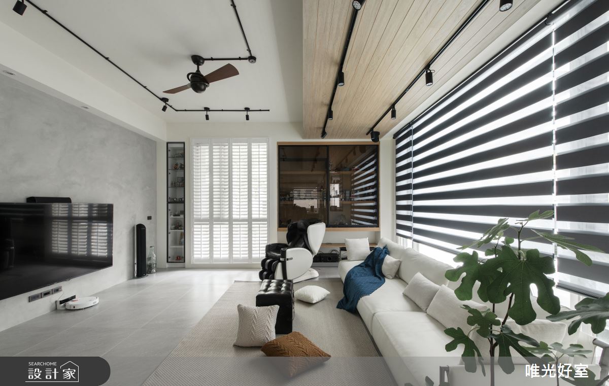 85坪預售屋＿工業風客廳案例圖片＿唯光好室 VHouse＿唯光好室_Box of Light之3