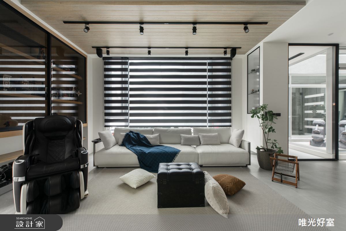 85坪預售屋＿工業風客廳案例圖片＿唯光好室 VHouse＿唯光好室_Box of Light之4