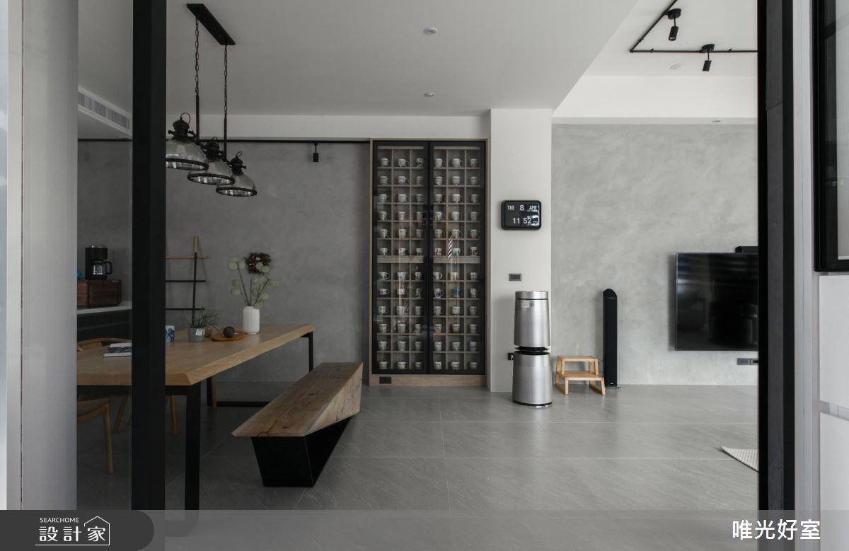 85坪預售屋＿工業風客廳餐廳案例圖片＿唯光好室 VHouse＿唯光好室_Box of Light之6