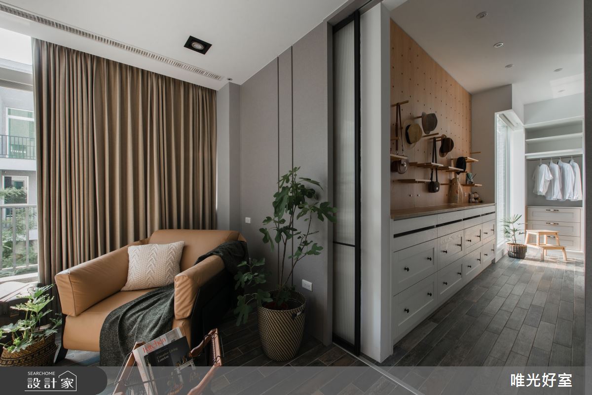 85坪預售屋＿工業風更衣間案例圖片＿唯光好室 VHouse＿唯光好室_Box of Light之17