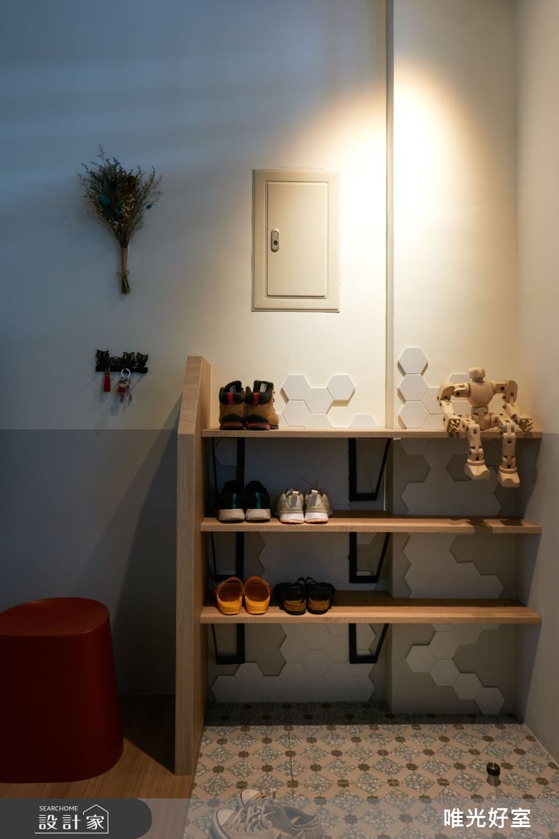 50坪預售屋＿日式無印風玄關案例圖片＿唯光好室 VHouse＿唯光好室_春花與夏草之1