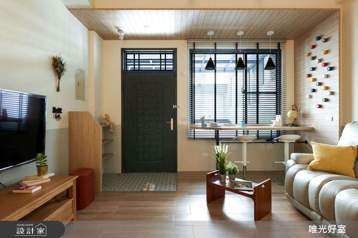 50坪預售屋＿日式無印風玄關客廳吧檯案例圖片＿唯光好室 VHouse＿唯光好室_春花與夏草之2