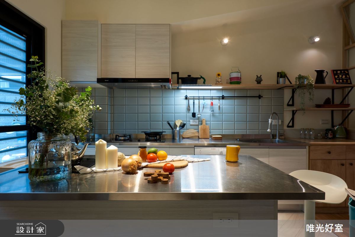 50坪預售屋＿日式無印風餐廳廚房中島案例圖片＿唯光好室 VHouse＿唯光好室_春花與夏草之12