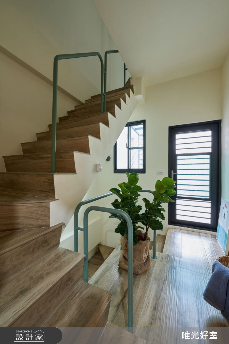 50坪預售屋＿日式無印風樓梯案例圖片＿唯光好室 VHouse＿唯光好室_春花與夏草之18