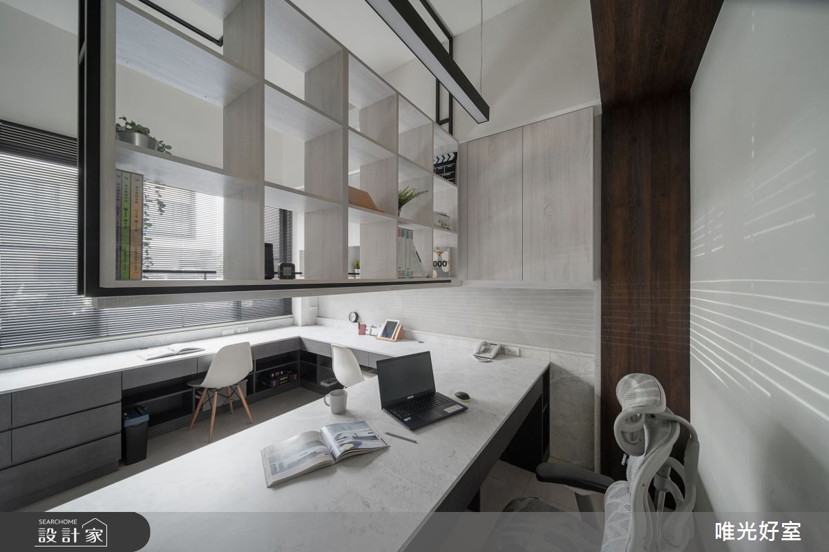 45坪預售屋＿現代風工作區案例圖片＿唯光好室 VHouse＿唯光好室_午后奶茶之6