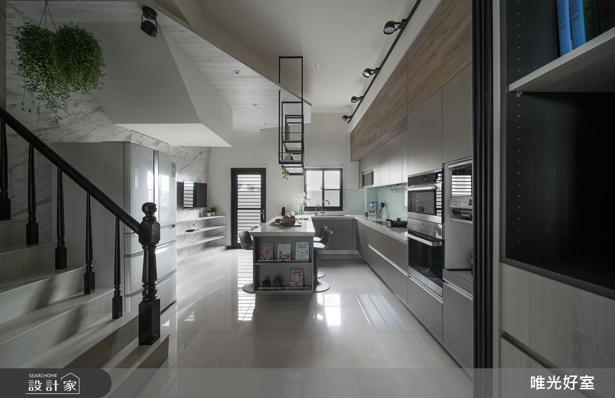 45坪預售屋＿現代風餐廳廚房中島案例圖片＿唯光好室 VHouse＿唯光好室_午后奶茶之13