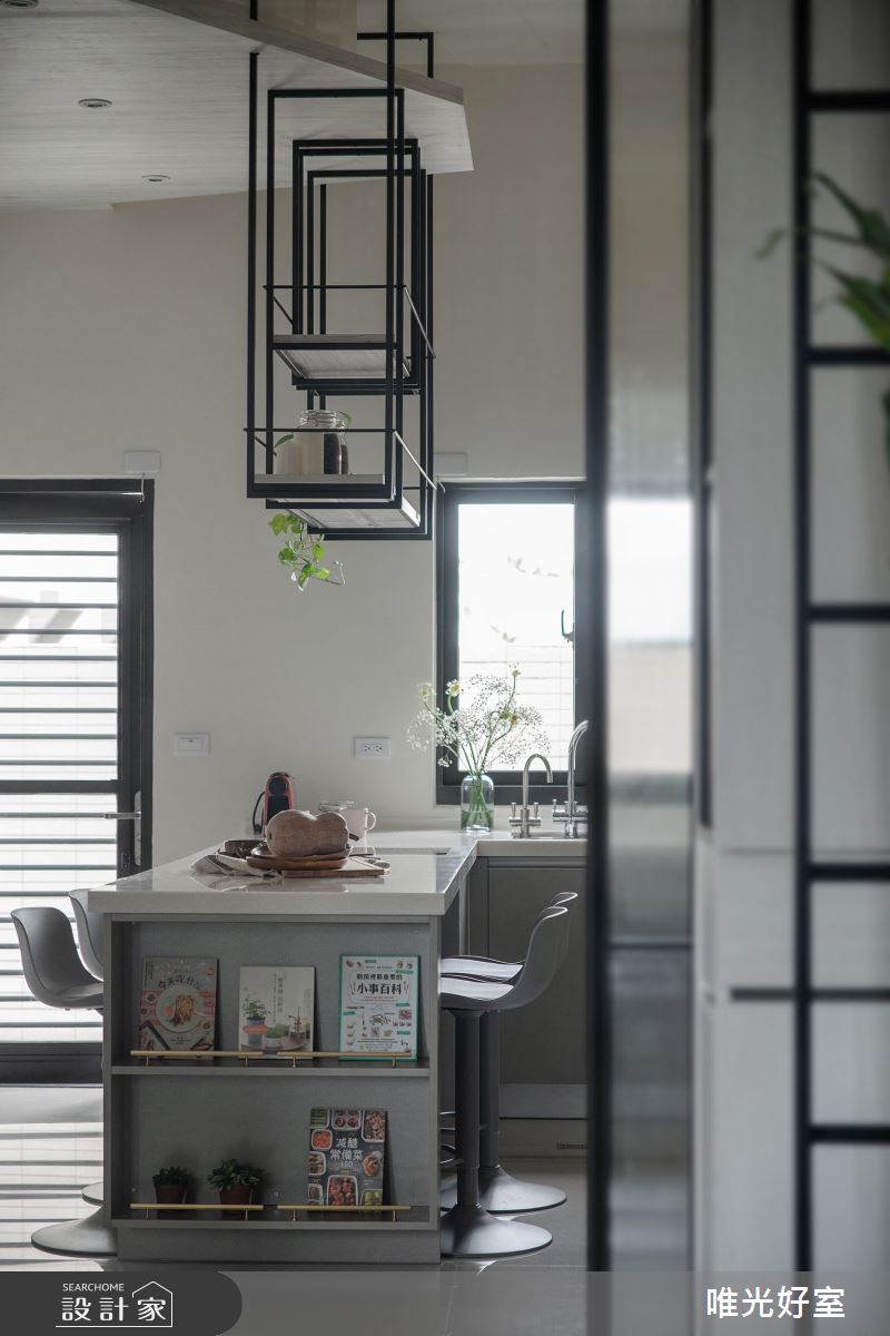 45坪預售屋＿現代風餐廳廚房中島案例圖片＿唯光好室 VHouse＿唯光好室_午后奶茶之16