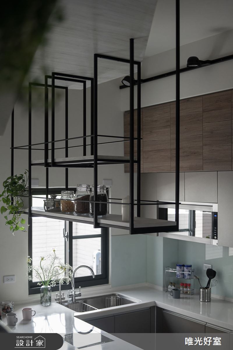 45坪預售屋＿現代風餐廳廚房中島案例圖片＿唯光好室 VHouse＿唯光好室_午后奶茶之17