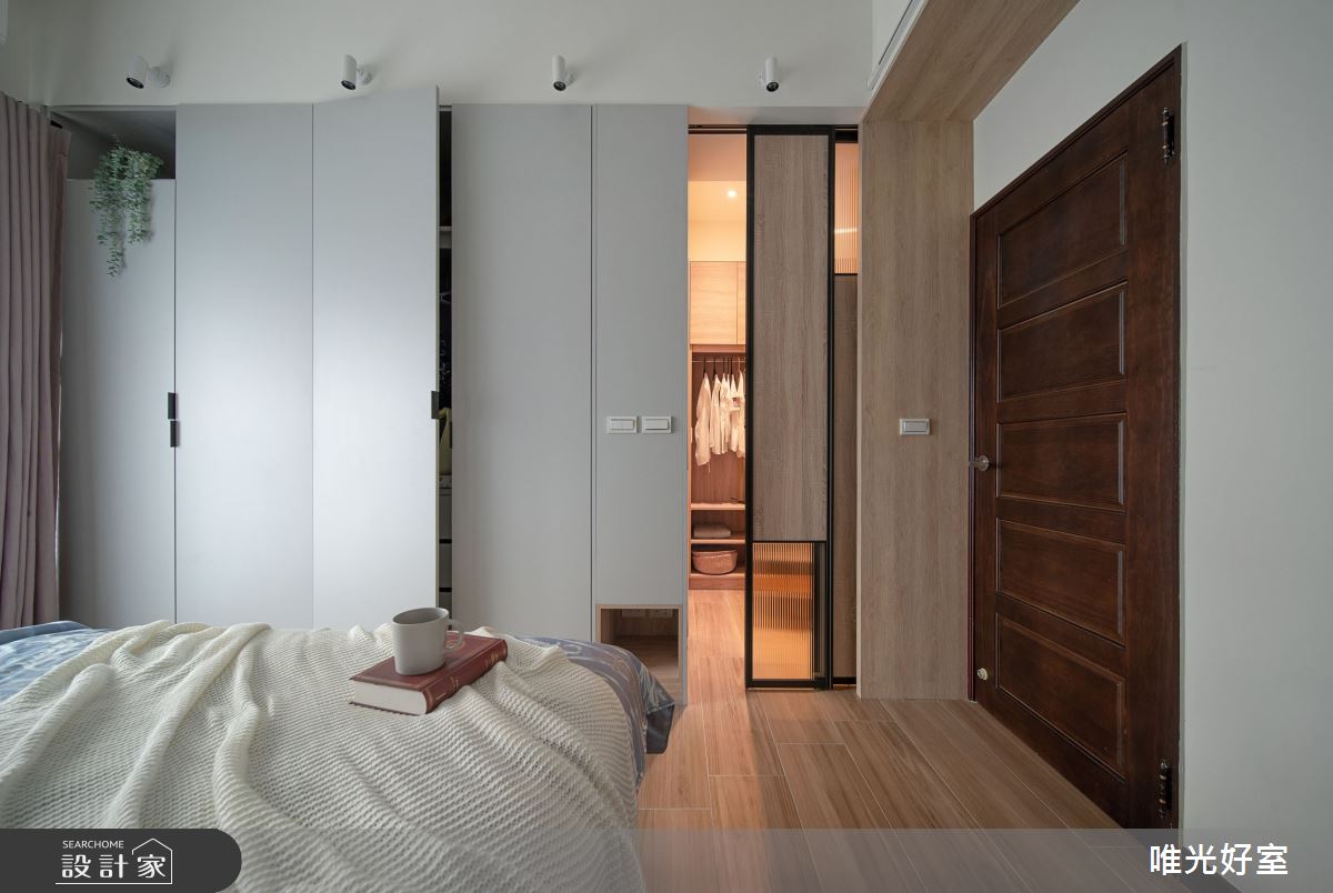 45坪預售屋＿現代風臥室更衣間案例圖片＿唯光好室 VHouse＿唯光好室_午后奶茶之20