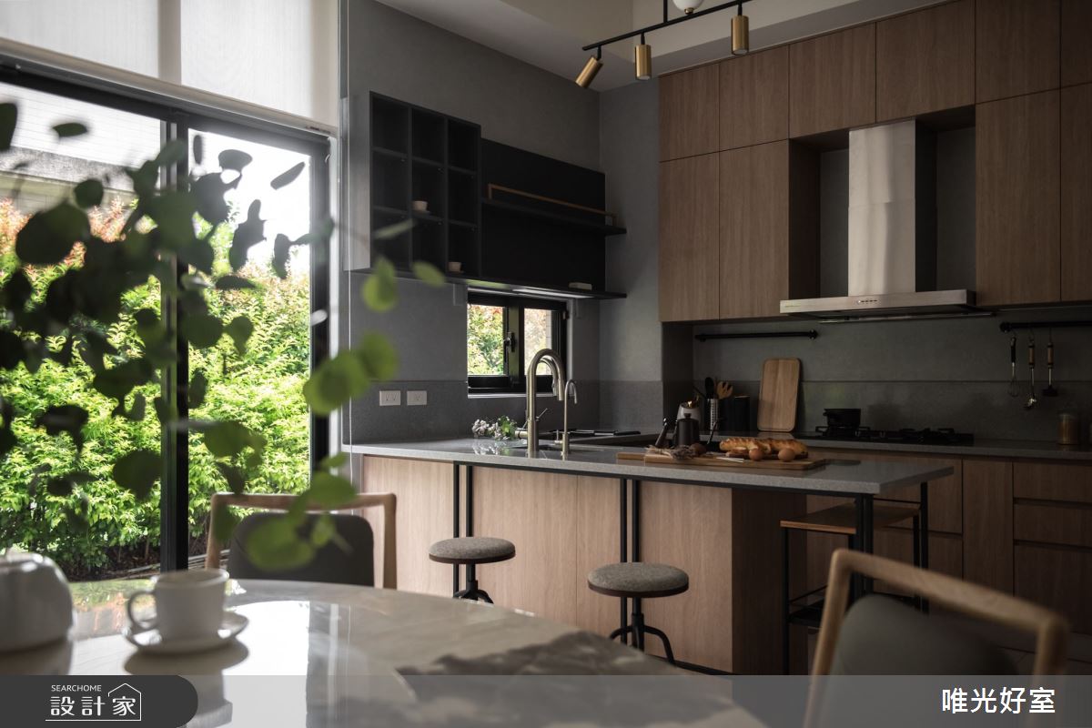 89坪中古屋(5~15年)＿混搭風餐廳廚房中島案例圖片＿唯光好室 VHouse＿唯光好室_田園初心 Back Country House之11
