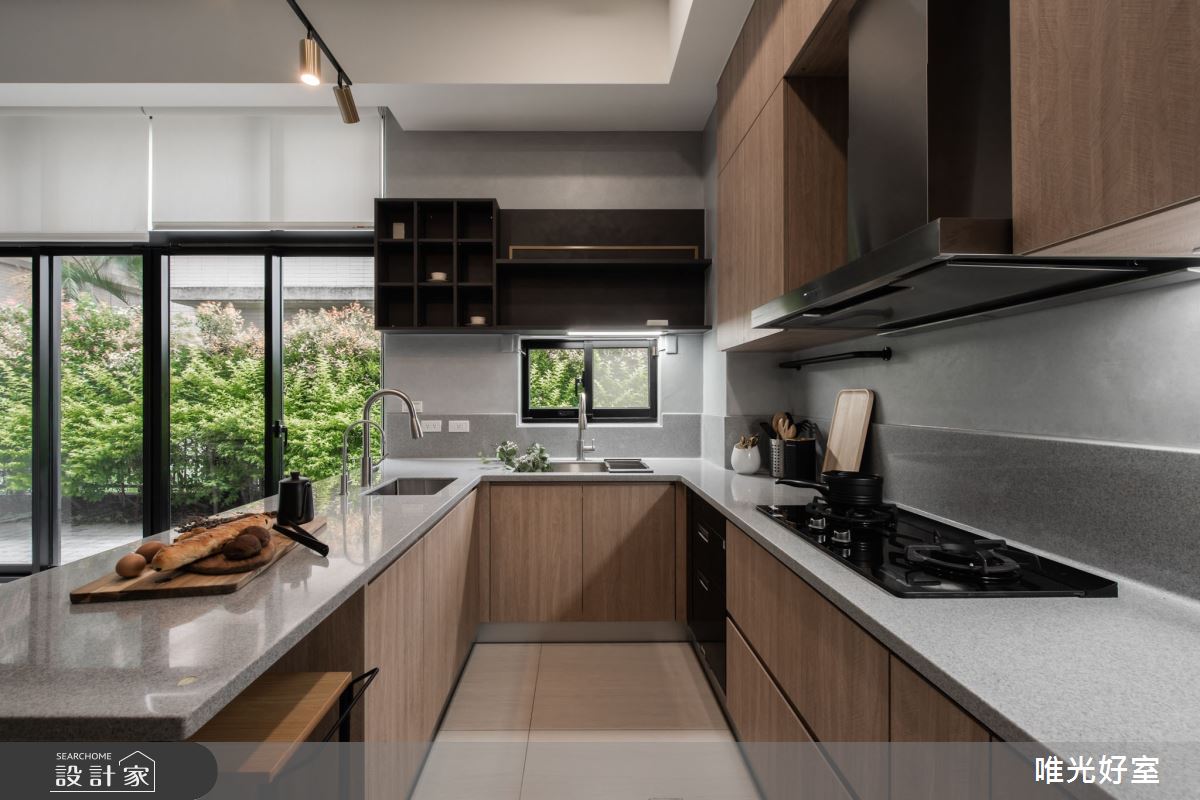 89坪中古屋(5~15年)＿混搭風廚房中島案例圖片＿唯光好室 VHouse＿唯光好室_田園初心 Back Country House之13