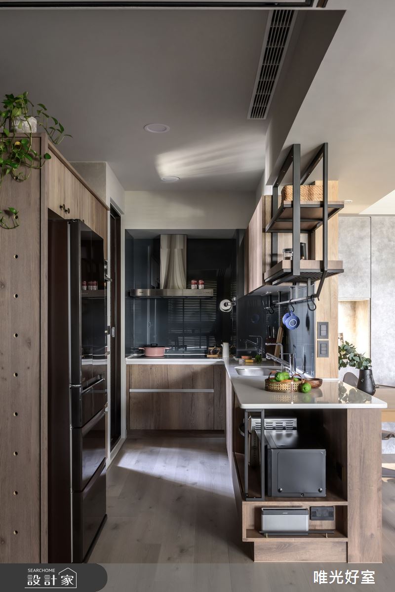 26坪預售屋＿混搭風廚房中島案例圖片＿唯光好室 VHouse＿唯光好室_黑糖咖啡之11