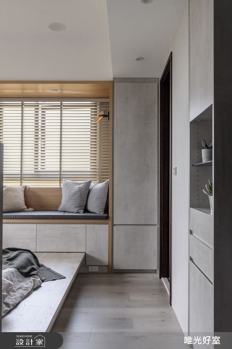 26坪預售屋＿混搭風臥室臥榻案例圖片＿唯光好室 VHouse＿唯光好室_黑糖咖啡之15