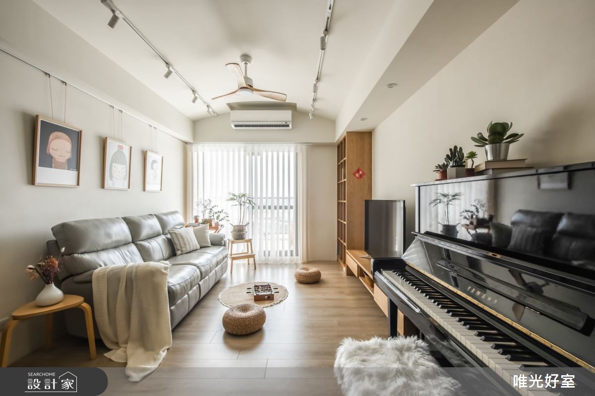 22坪預售屋＿日式無印風客廳案例圖片＿唯光好室 VHouse＿唯光好室_自然風格日光宅之5