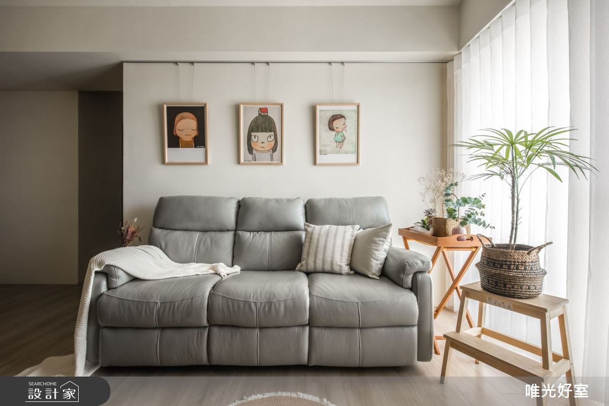 22坪預售屋＿日式無印風客廳案例圖片＿唯光好室 VHouse＿唯光好室_自然風格日光宅之8