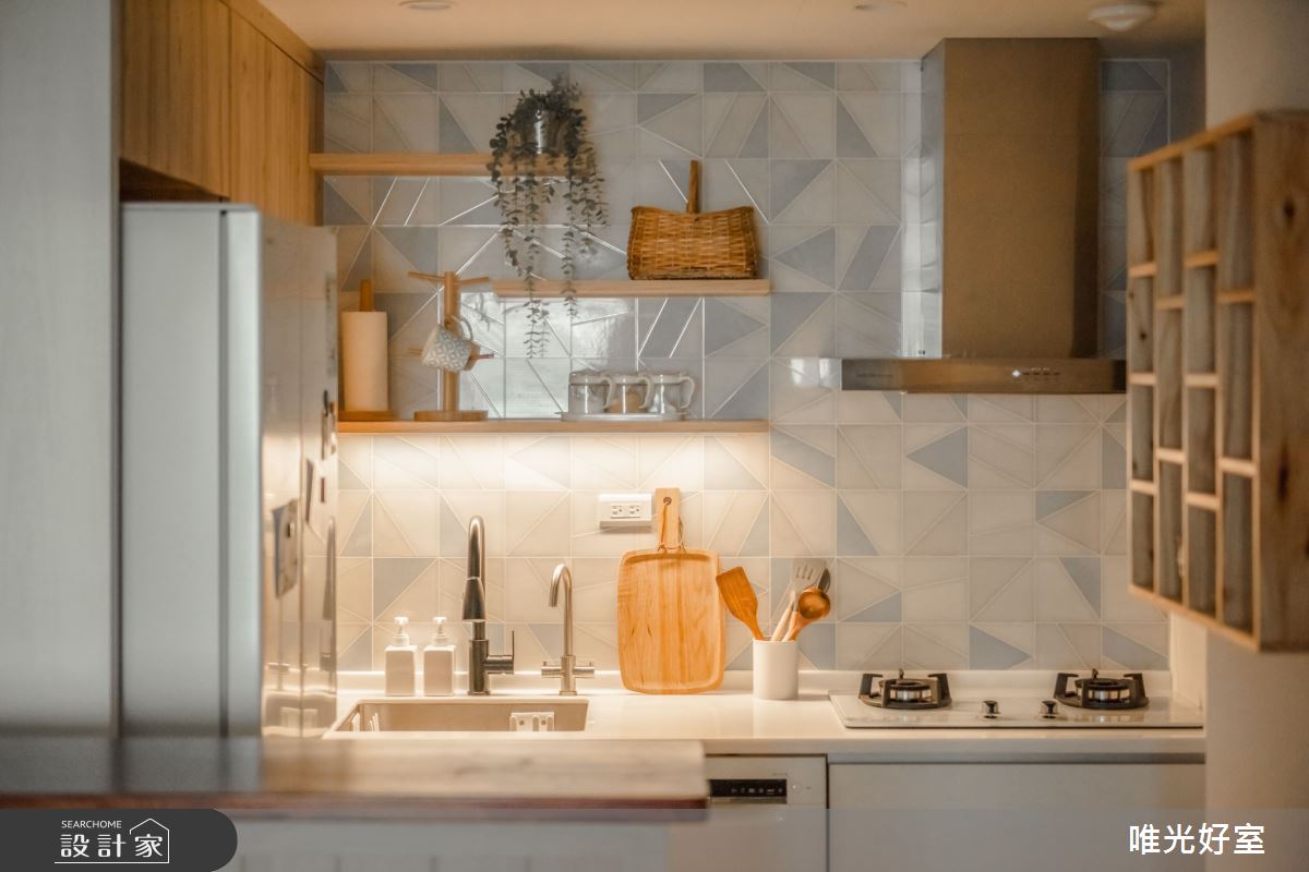 22坪預售屋＿日式無印風廚房案例圖片＿唯光好室 VHouse＿唯光好室_自然風格日光宅之13