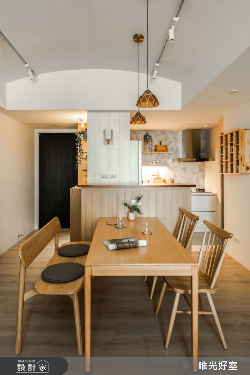 22坪預售屋＿日式無印風玄關餐廳中島案例圖片＿唯光好室 VHouse＿唯光好室_自然風格日光宅之10