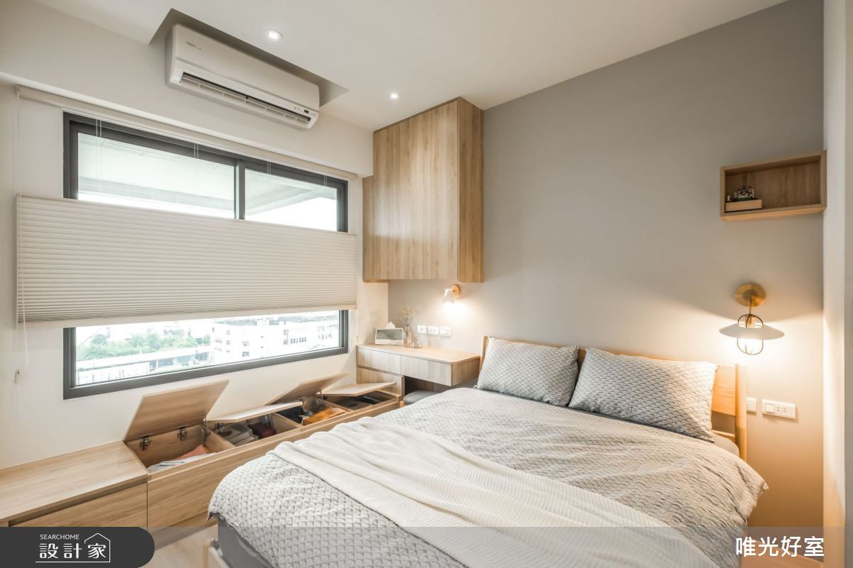 22坪預售屋＿日式無印風臥室臥榻案例圖片＿唯光好室 VHouse＿唯光好室_自然風格日光宅之18