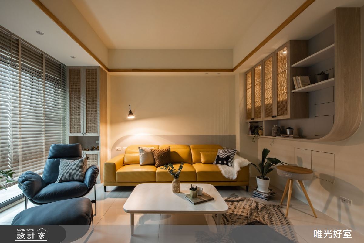 50坪新成屋(5年以下)＿北歐風客廳案例圖片＿唯光好室 VHouse＿唯光好室_日暖風和SunnyDay之3