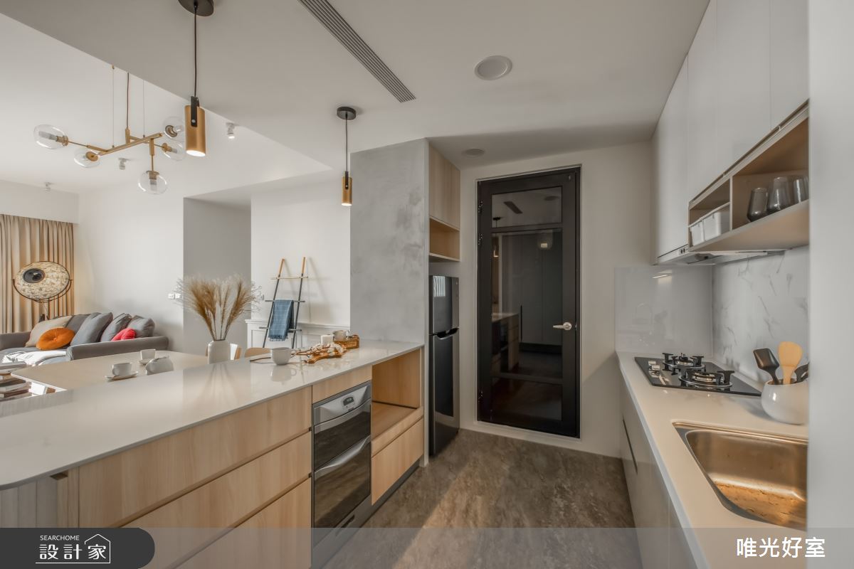 26坪毛胚屋＿混搭風廚房中島案例圖片＿唯光好室 VHouse＿唯光好室_小憩之22