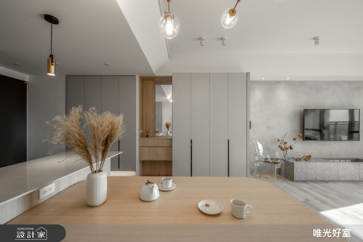 26坪毛胚屋＿混搭風餐廳中島案例圖片＿唯光好室 VHouse＿唯光好室_小憩之24