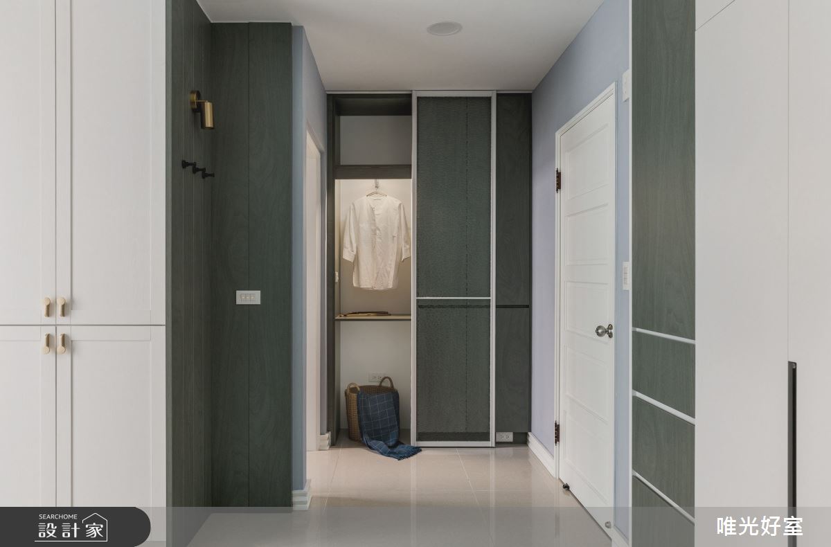 50坪新成屋(5年以下)＿典雅英倫風臥室案例圖片＿唯光好室 VHouse＿唯光好室_藍調時光之14