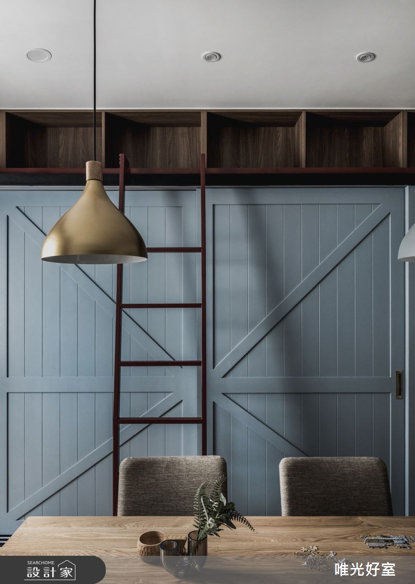50坪新成屋(5年以下)＿典雅英倫風書房案例圖片＿唯光好室 VHouse＿唯光好室_藍調時光之18