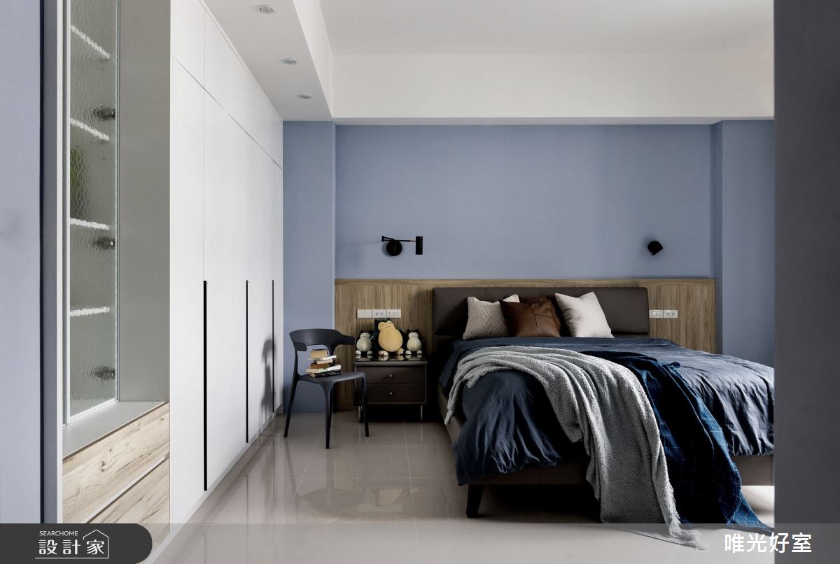 50坪新成屋(5年以下)＿典雅英倫風客房案例圖片＿唯光好室 VHouse＿唯光好室_藍調時光之21