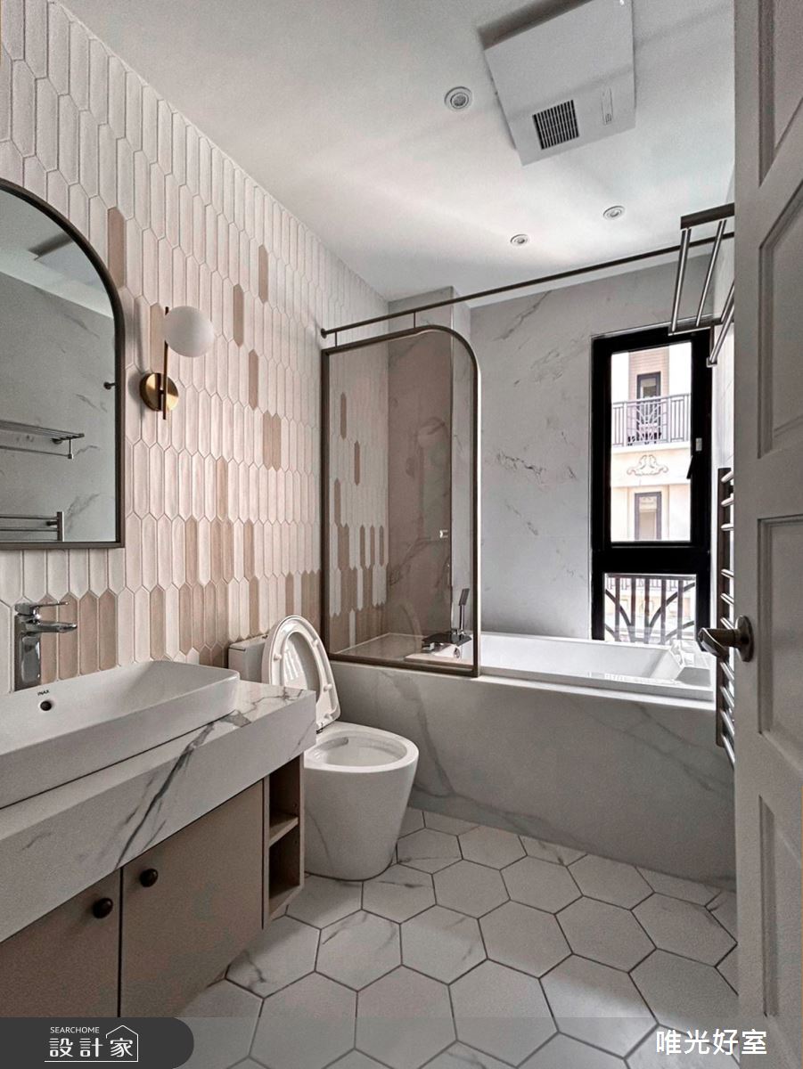 90坪中古屋(5~15年)＿現代工業風浴室案例圖片＿唯光好室 VHouse＿唯光好室_天堂漫舞之13