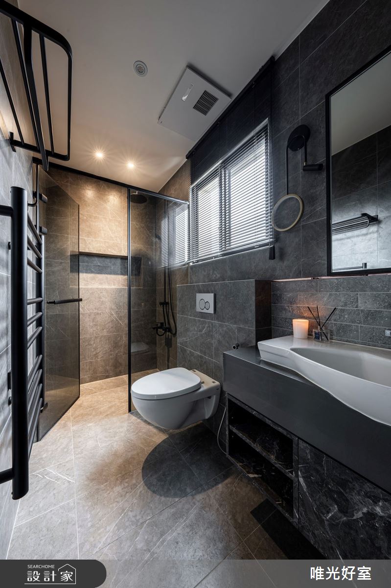 90坪中古屋(5~15年)＿現代工業風浴室案例圖片＿唯光好室 VHouse＿唯光好室_天堂漫舞之28