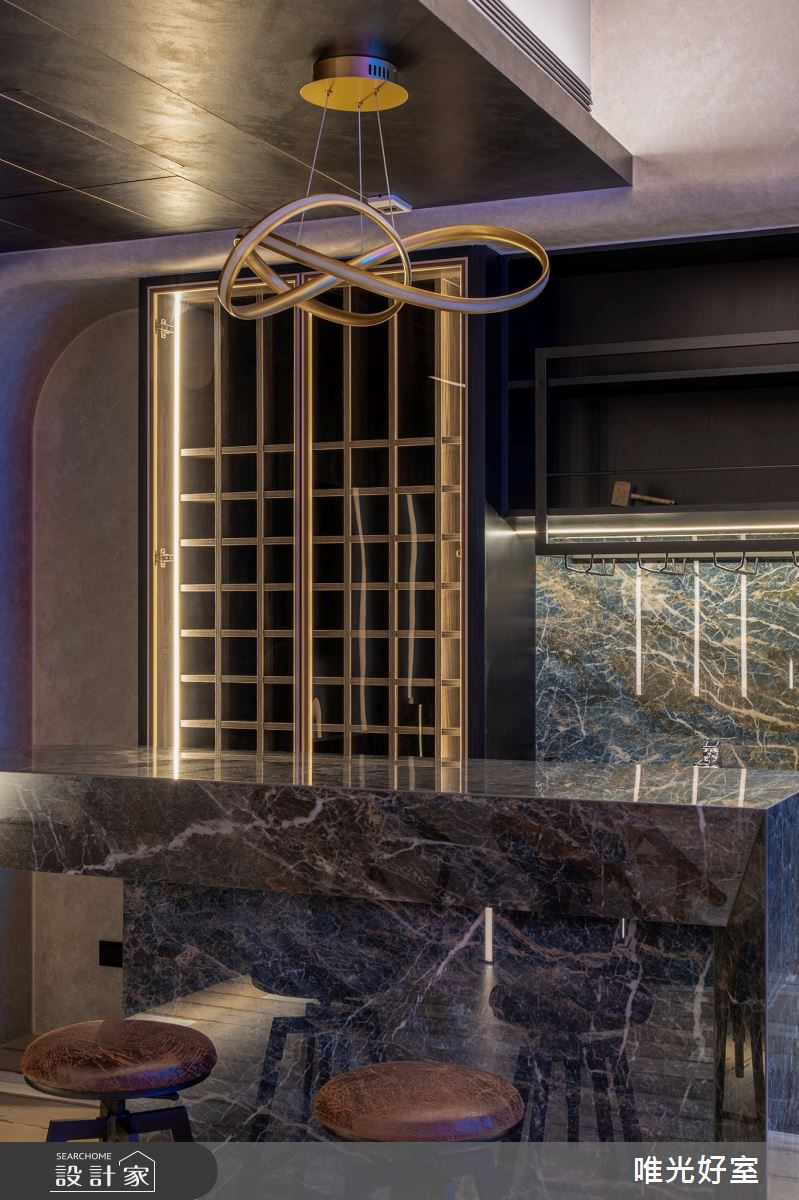 90坪中古屋(5~15年)＿現代工業風吧檯案例圖片＿唯光好室 VHouse＿唯光好室_天堂漫舞之34