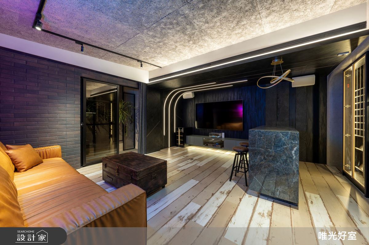 90坪中古屋(5~15年)＿現代工業風吧檯案例圖片＿唯光好室 VHouse＿唯光好室_天堂漫舞之38