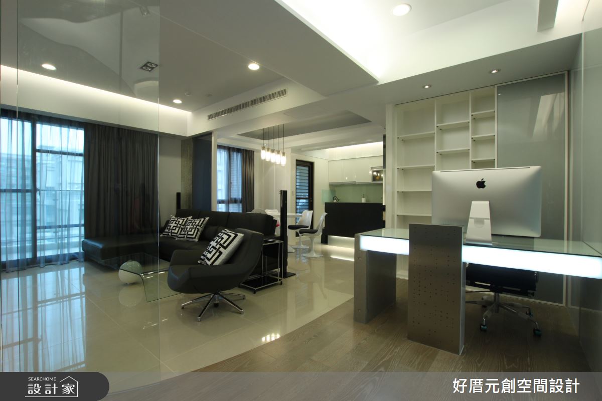 32坪新成屋(5年以下)＿現代風客廳工作區案例圖片＿好厝元創設計有限公司＿01.Tsai house現代風_好厝元創之1