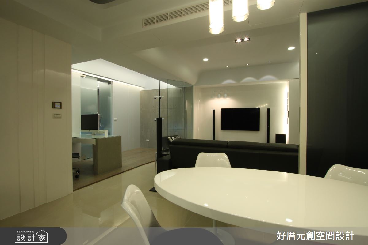 32坪新成屋(5年以下)＿現代風客廳餐廳工作區案例圖片＿好厝元創設計有限公司＿01.Tsai house現代風_好厝元創之8