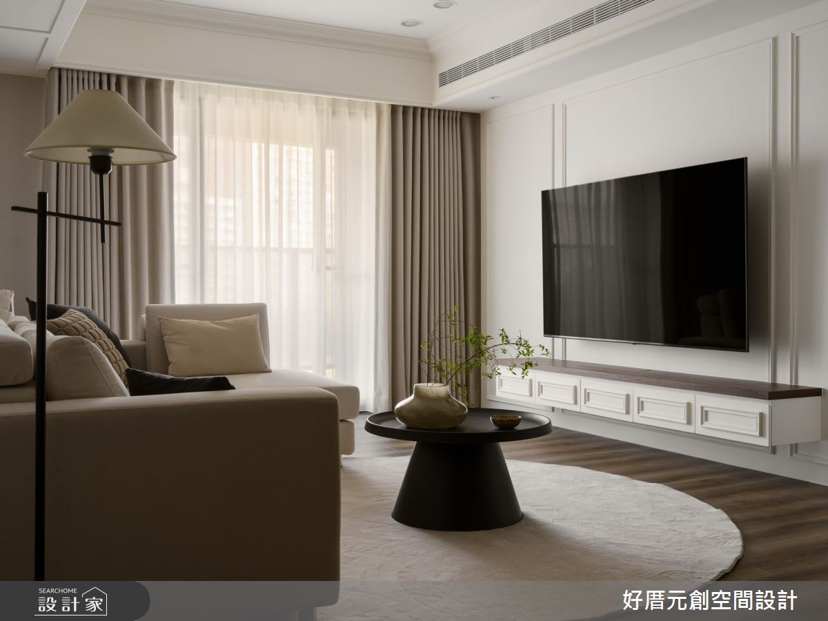 46坪新成屋(5年以下)＿美式風客廳案例圖片＿好厝元創設計有限公司＿12.美式風_好厝元創之6