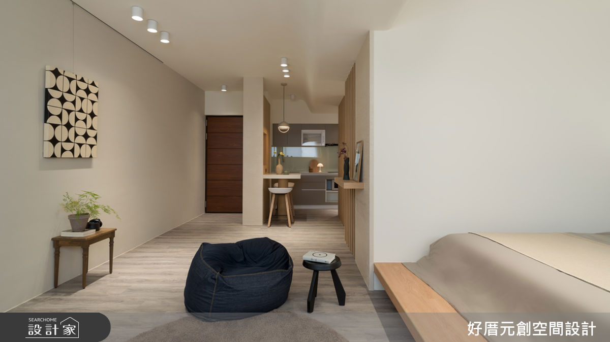 13坪預售屋＿日式簡約風客廳餐廳廚房臥室案例圖片＿好厝元創設計有限公司＿13.日式簡約風_好厝元創之14