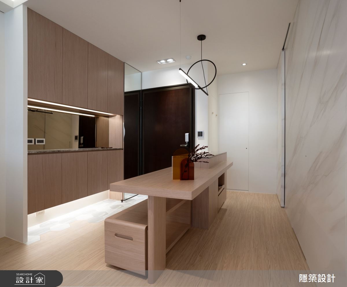 15坪毛胚屋＿現代風玄關餐廳案例圖片＿隱築室內裝修設計有限公司＿隱築_粼粼波光之4
