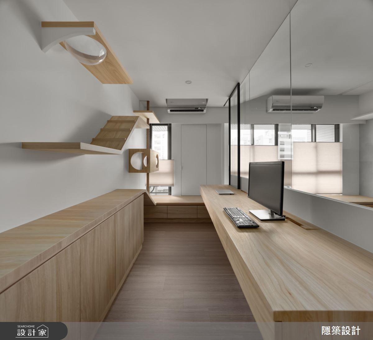 24坪中古屋(5~15年)＿日式無印風書房案例圖片＿隱築室內裝修設計有限公司＿隱築_璞．真之7